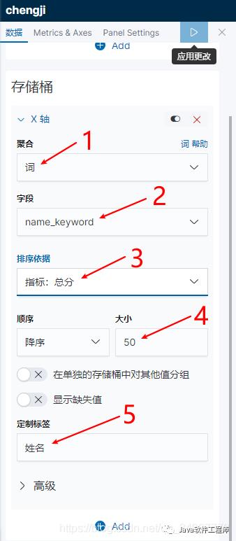 kibana-5可视化之柱状图