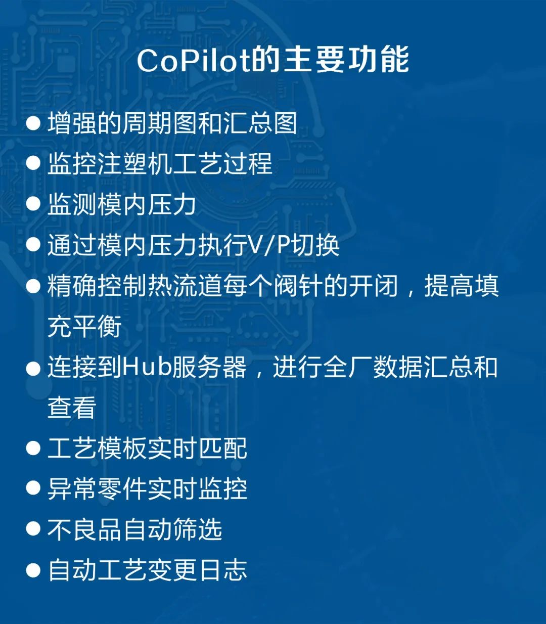 监控‼️ 注塑生产系统监控系统Copilot为您的生产保驾护航