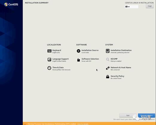 Centos8.1系统安装教程