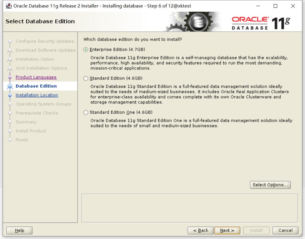 【安装】CentOS7.7下图形化安装Oracle11gR2