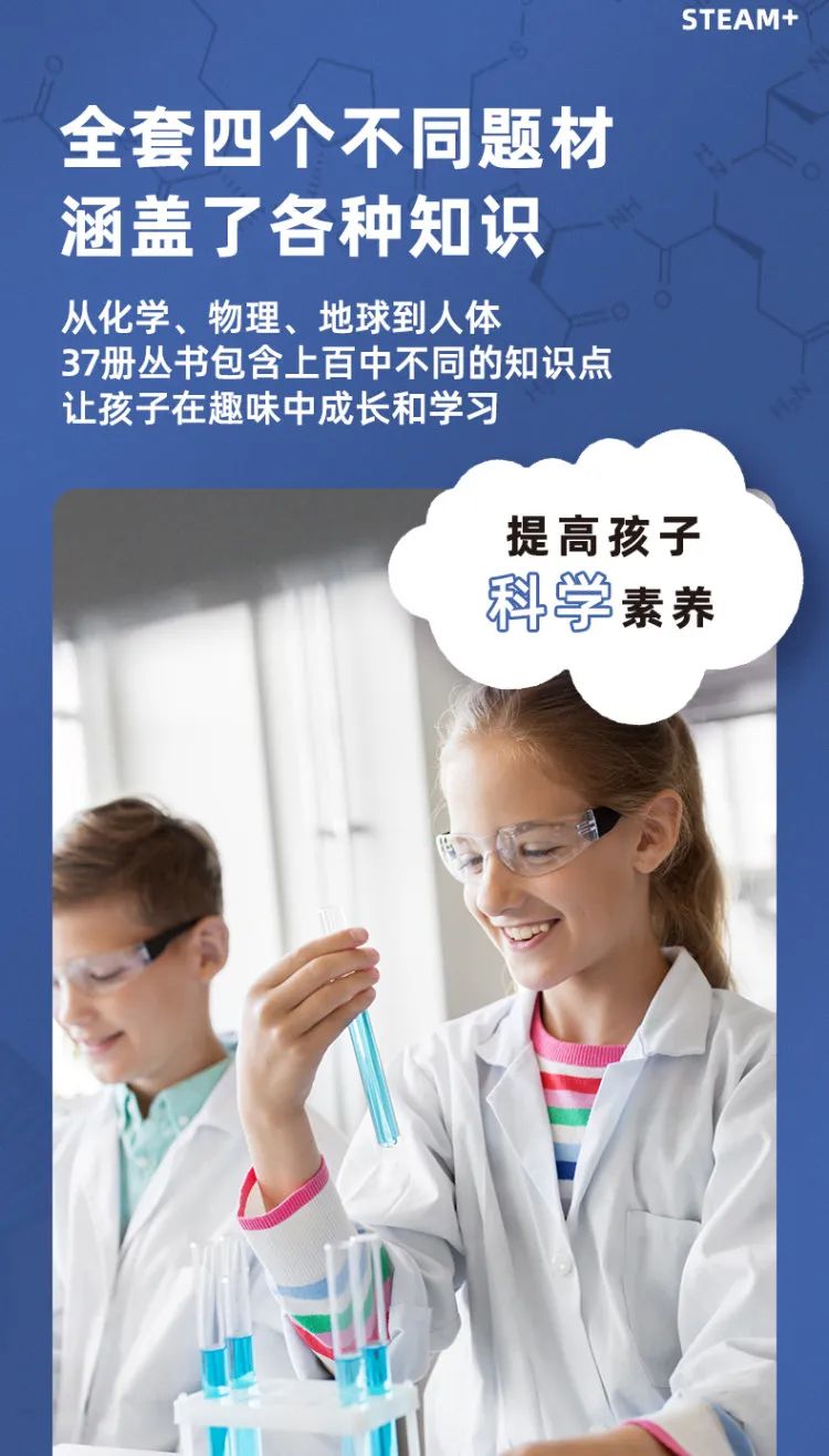 好书推荐「STEAM科学小怪物 化学/物理/人体科学/地球科学」