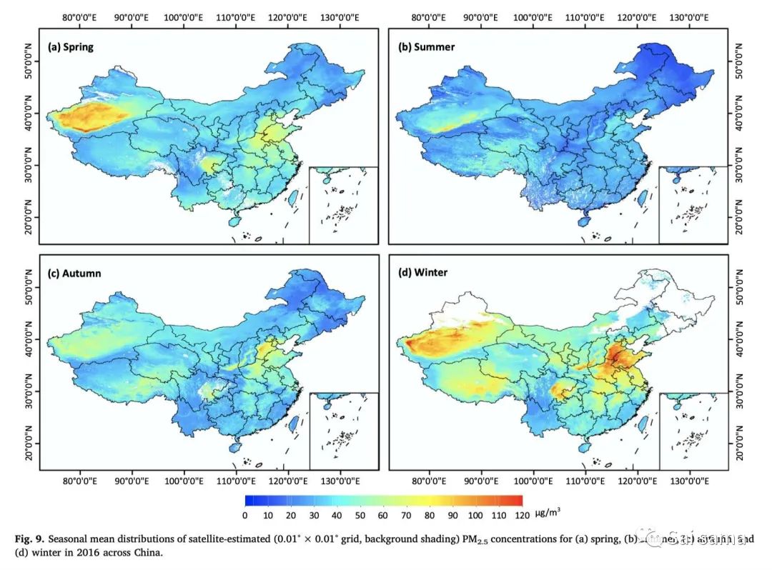 【文献总结】｜ 基于机器学习方法的地面PM2.5定量反演研究