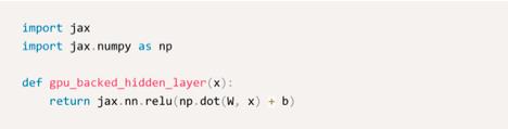 新星JAX ：双挑TensorFlow和PyTorch！有望担纲Google主要科学计算库和神经网络库