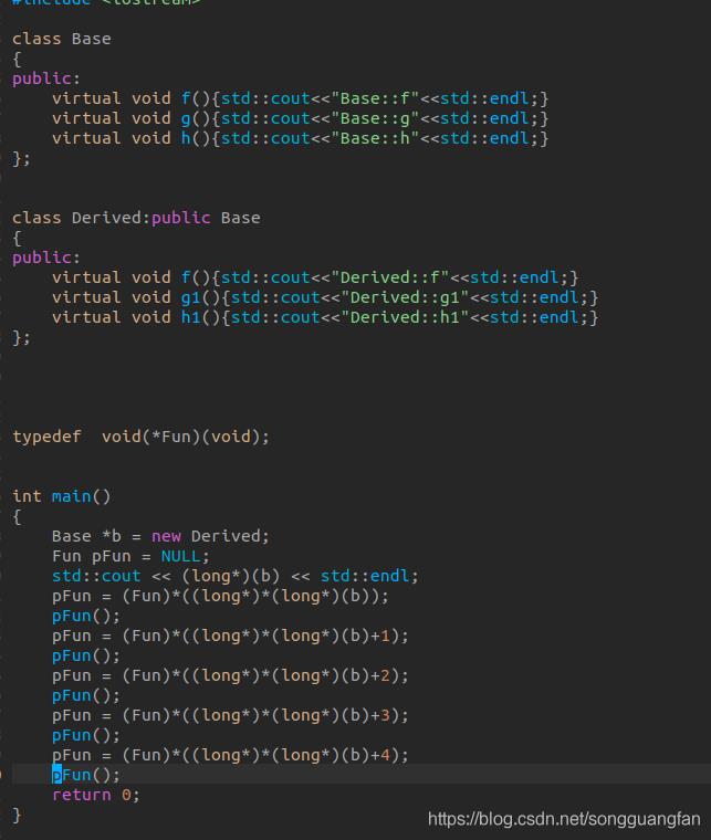 C++ 虚函数表及多态内部原理详解