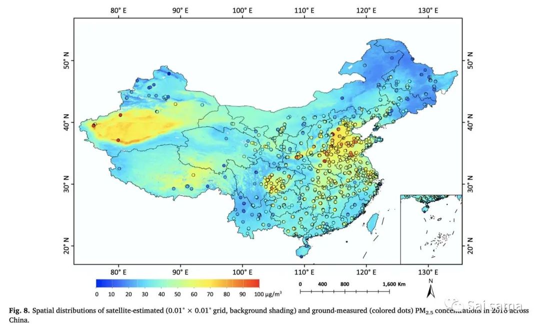 【文献总结】｜ 基于机器学习方法的地面PM2.5定量反演研究