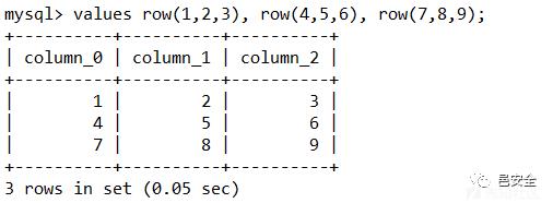 MYSQL8.0注入新特性