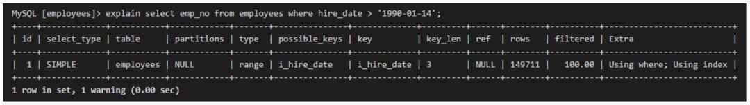 MySQL 索引知识点总结