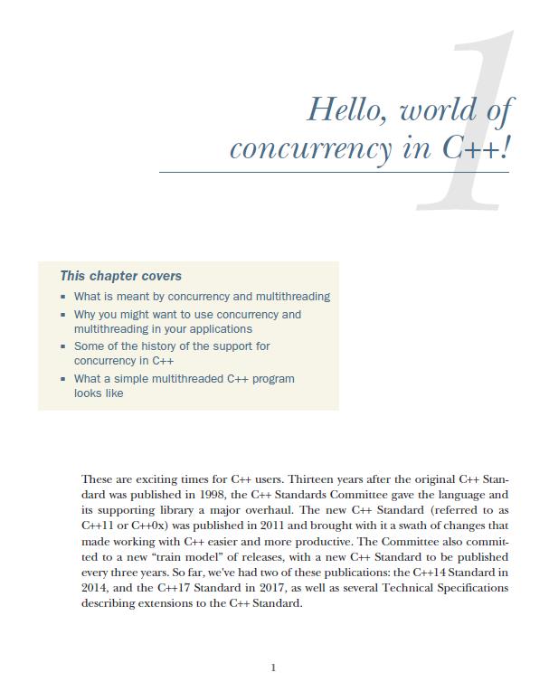 【Manning新书】C++并行实战，592页pdf，C++ Concurrency in Action