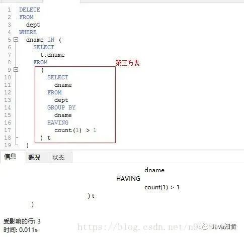 京东笔试题：如何实现 MySQL 删除重复记录并且只保留一条？