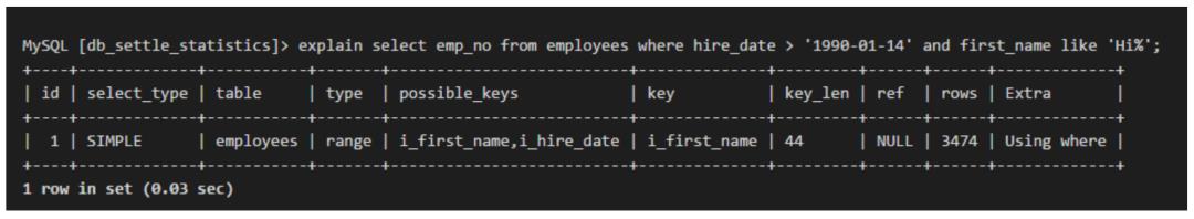 MySQL 索引知识点总结