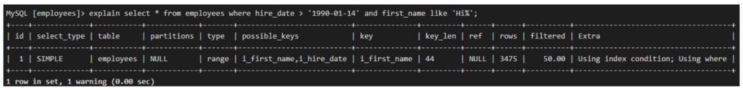 MySQL 索引知识点总结