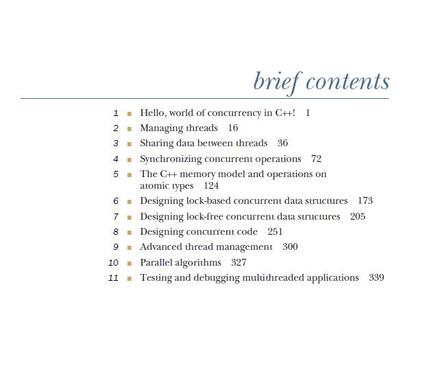 【Manning新书】C++并行实战，592页pdf，C++ Concurrency in Action