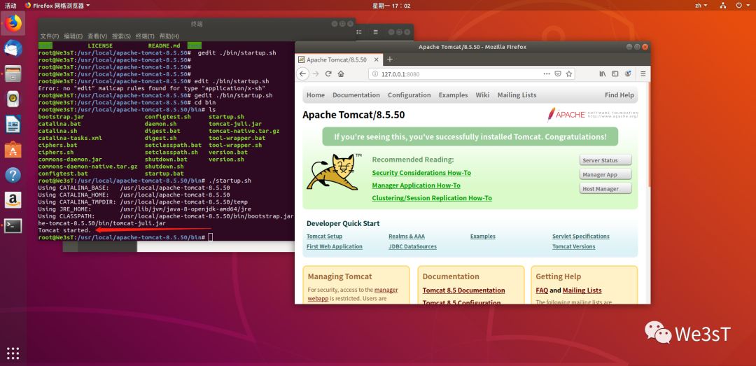 ubuntu18.04安装java+tomcat+mysql环境