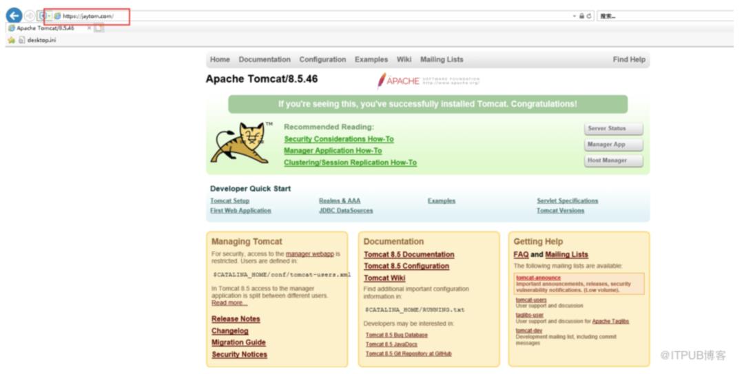 tomcat8配置https协议访问