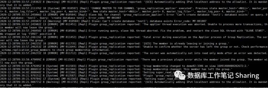 手把手教你搭建Mysql8.0.22 MGR高可用集群