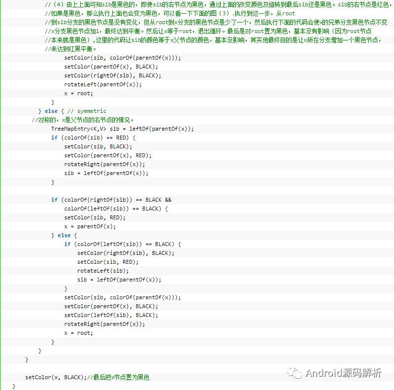 TreeMap红黑树源码详解