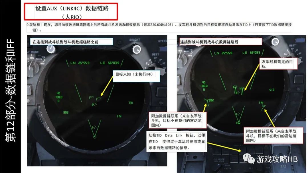 DCS F-14B Tomcat雄猫战斗机 中文指南 12.2战斗机对战斗机联络