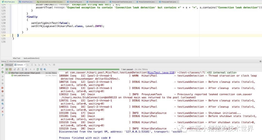 HikariCP 源码分析之 leakDetectionThreshold 及实战解决 Spark/Scala 连接池泄漏