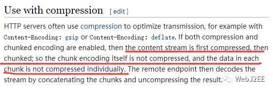 WEB性能调优：gzip 与 chunked