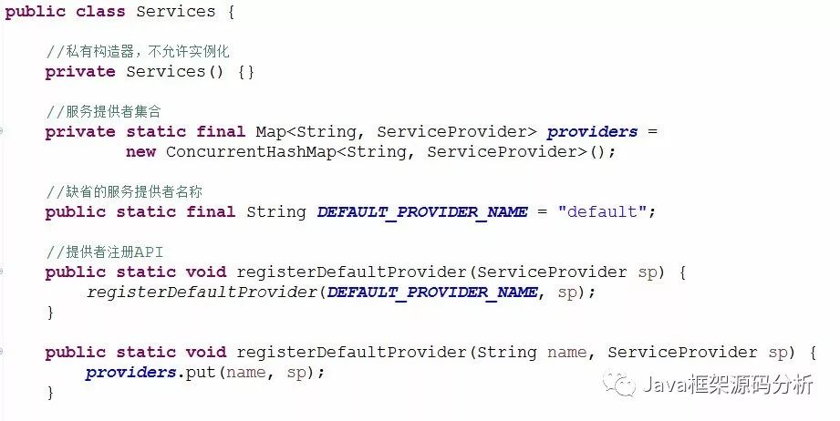 【0006】JDK源码分析之服务提供者框架