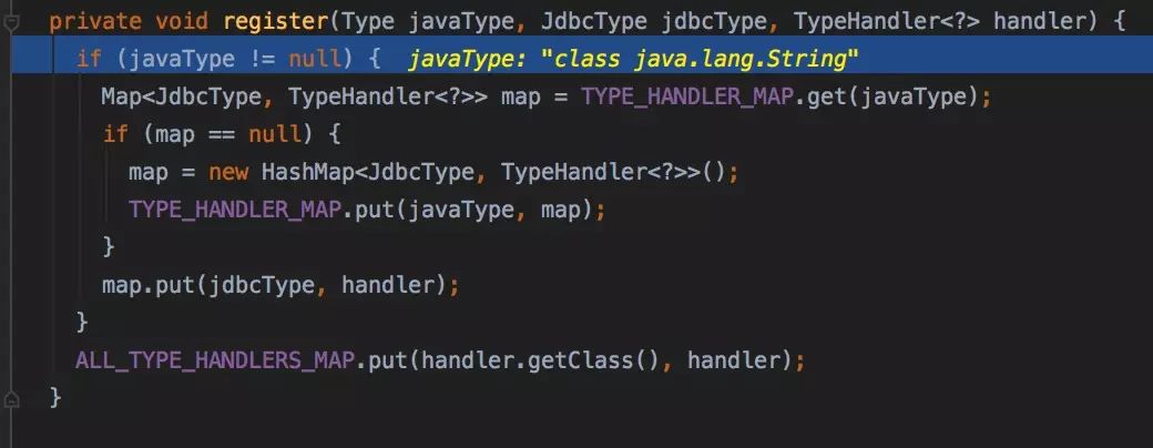 Mybatis TypeHandler 的简单应用及源码分析