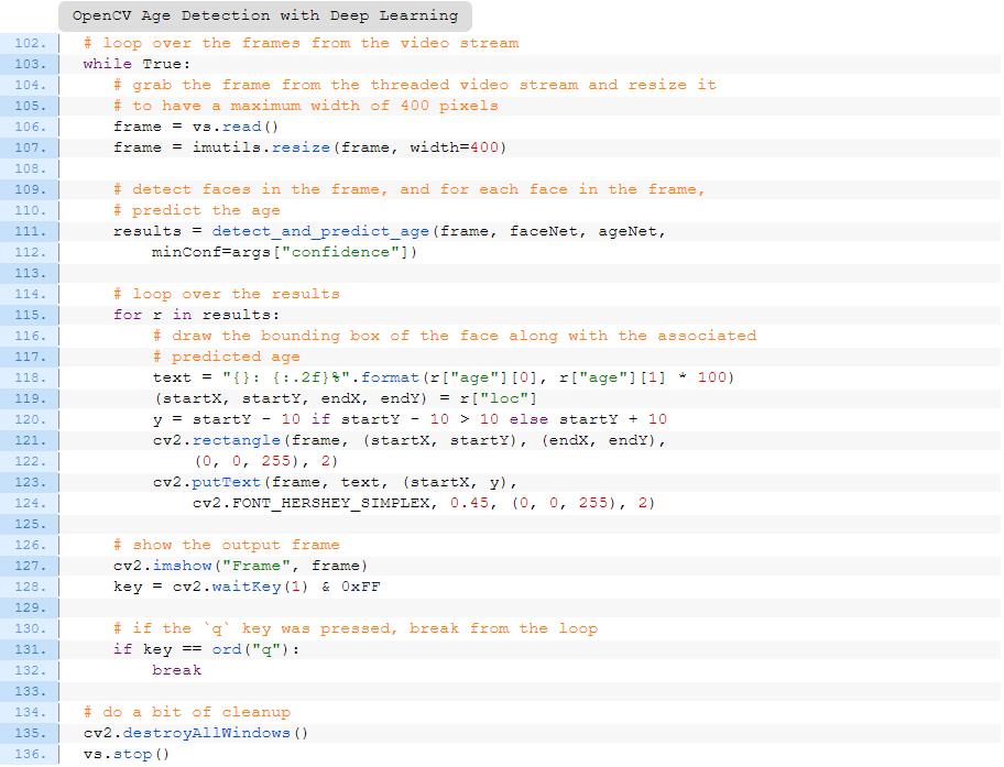 用OpenCV,深度学习和Python进行年龄识别