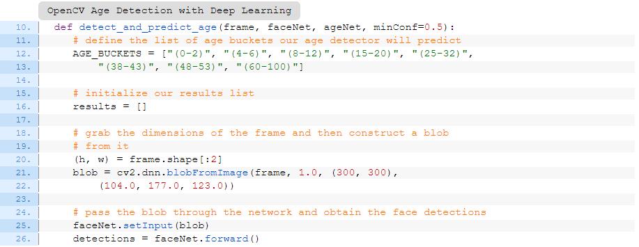 用OpenCV,深度学习和Python进行年龄识别