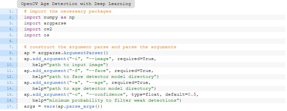 用OpenCV,深度学习和Python进行年龄识别