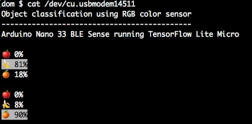 水果图像识别：基于 Arduino 和 TensorFlow Lite Micro