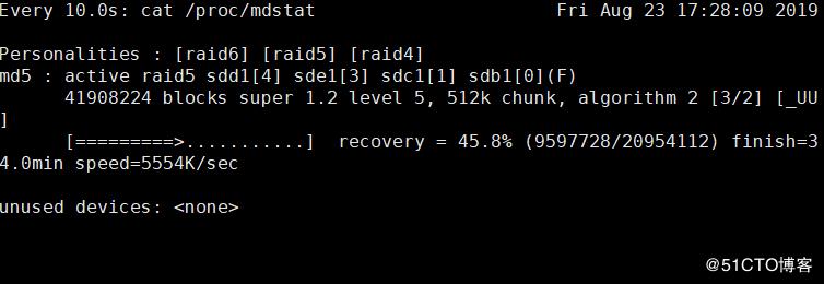 CentOS 7 软RAID5设置