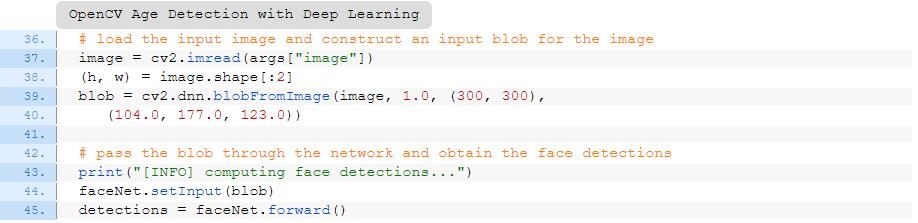 用OpenCV,深度学习和Python进行年龄识别