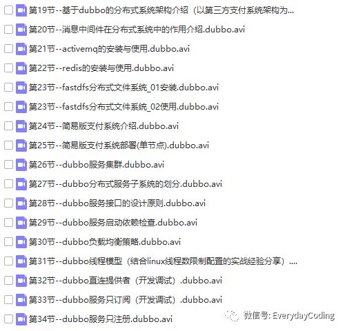 dubbo视频教程解压版今日免费送！！！