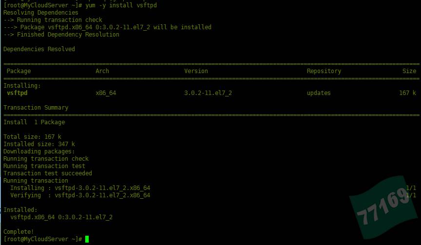 Centos7 系统搭建FTP实录