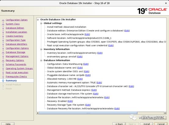 Centos8可视化安装oracle19c