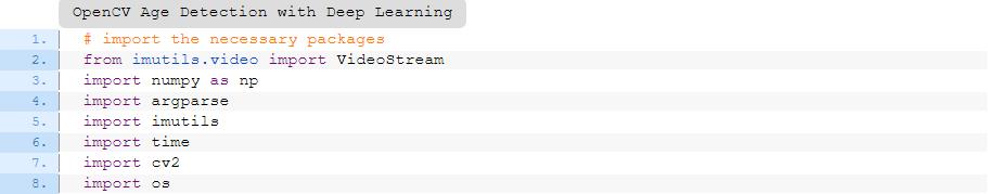 用OpenCV,深度学习和Python进行年龄识别