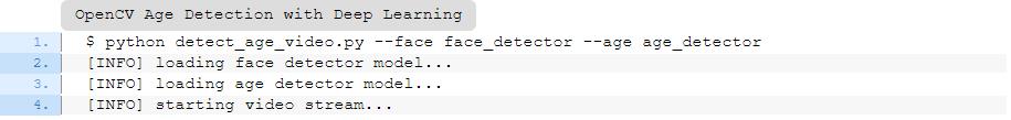 用OpenCV,深度学习和Python进行年龄识别