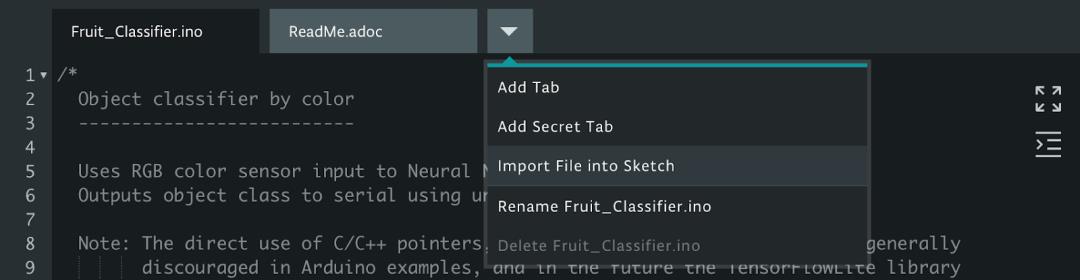 水果图像识别：基于 Arduino 和 TensorFlow Lite Micro