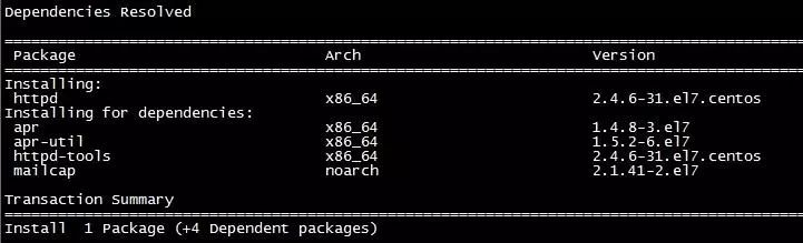 CentOS 7系统安装lamp环境