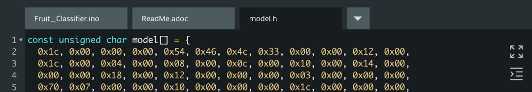 水果图像识别：基于 Arduino 和 TensorFlow Lite Micro