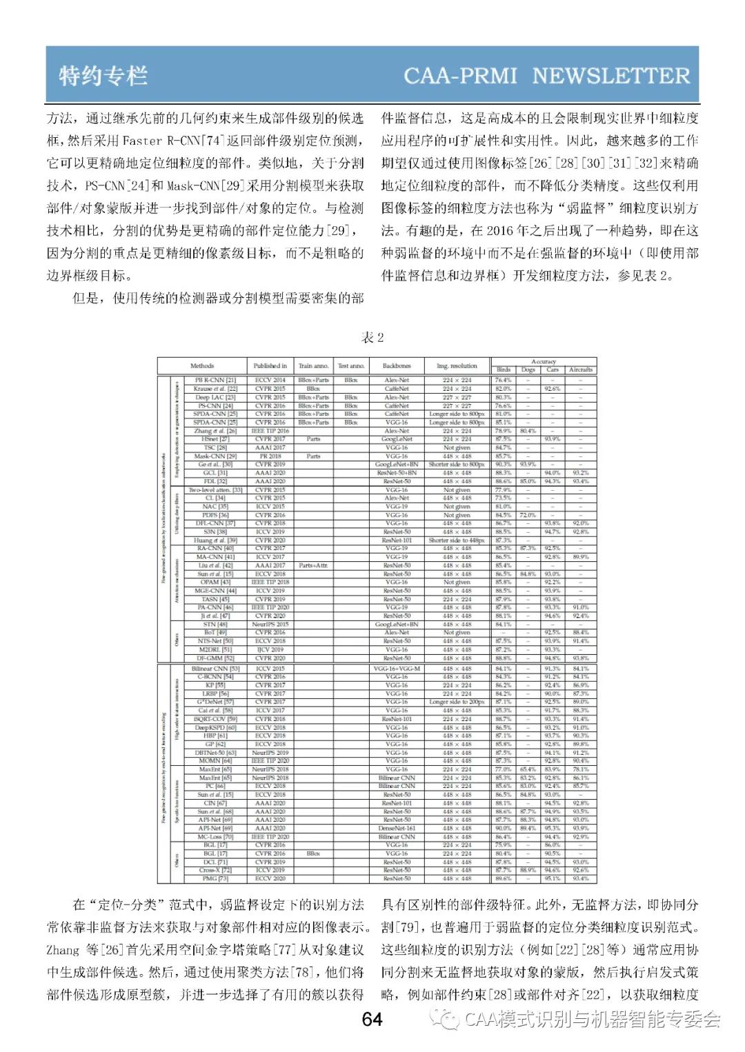 【简报】细粒度图像识别研究进展