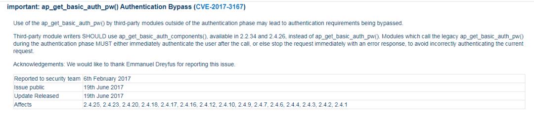 Centos7升级Apache版本漏洞