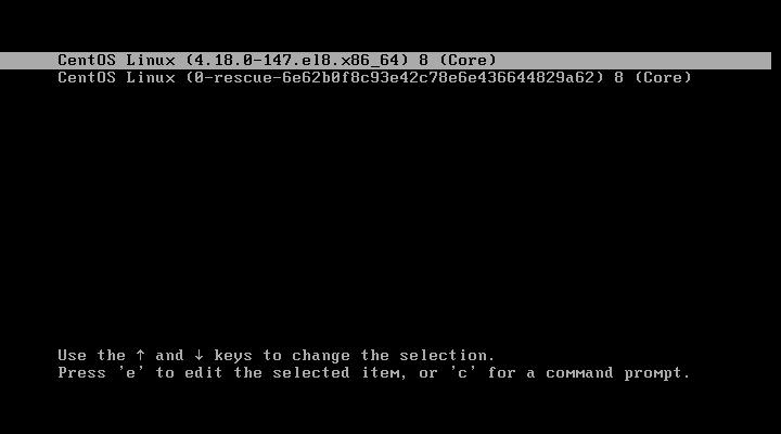 Centos8 加密 GRUB 防破解root密码