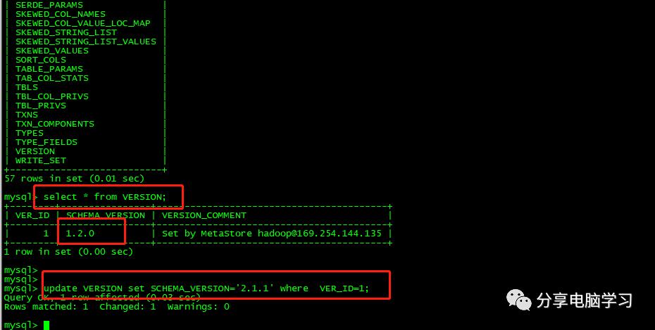 基于CentOS6.5-Hadoop2.7.3安装hive-2.1.1