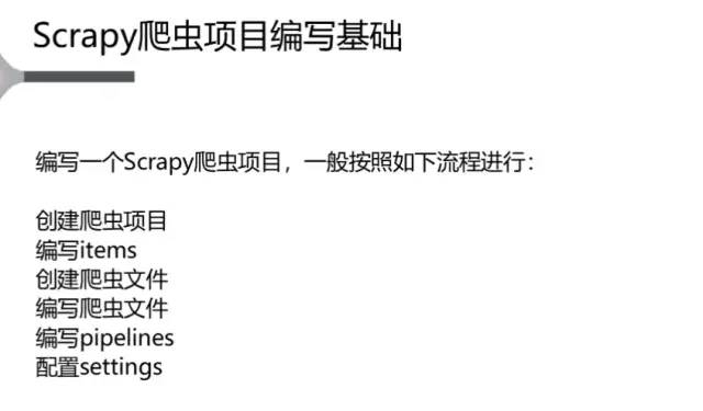 python的scrapy框架爬虫基础