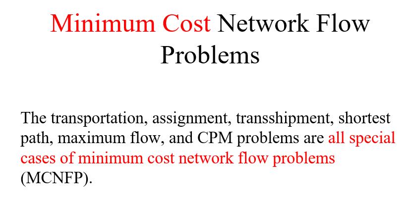 运筹学：网络模型 network models：最短路径 最大流 仓储运输成本问题