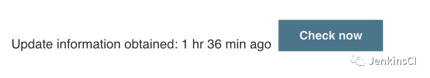 Jenkins版本升级提醒和一个小发现