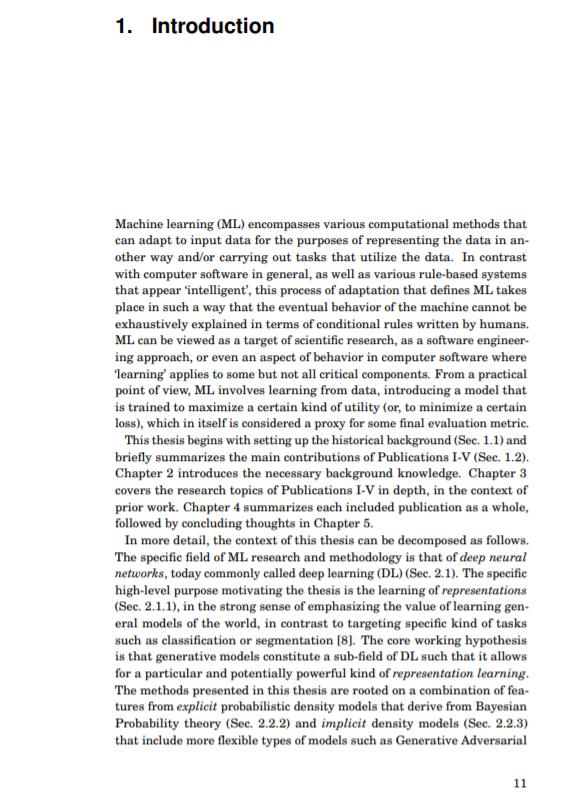 【Aalto博士论文】深度生成神经网络模型: 捕获视觉数据中复杂模式，92页pdf