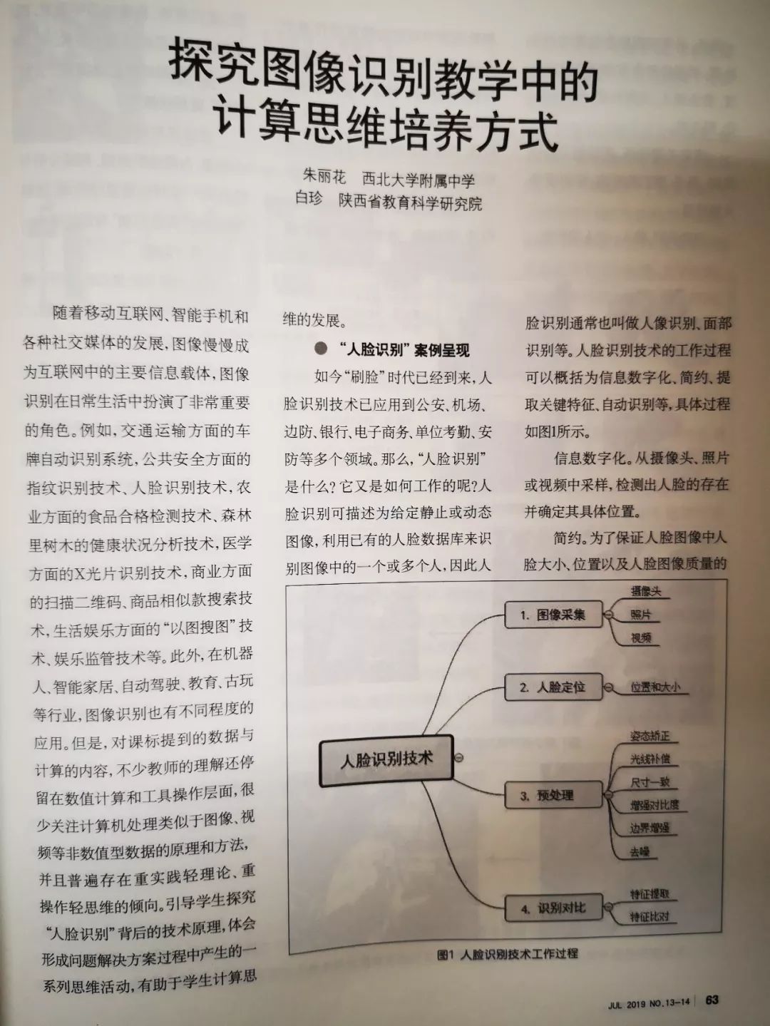 研究论文 | 探究图像识别教学中的计算思维培养方式