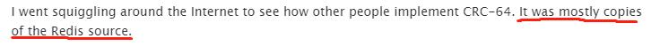 Redis 作者 Antirez 与 Contributor Mattsta 之间关于 CRC 的 Battle！