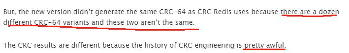 Redis 作者 Antirez 与 Contributor Mattsta 之间关于 CRC 的 Battle！